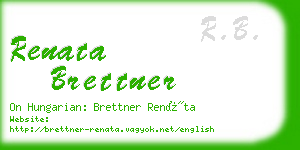 renata brettner business card